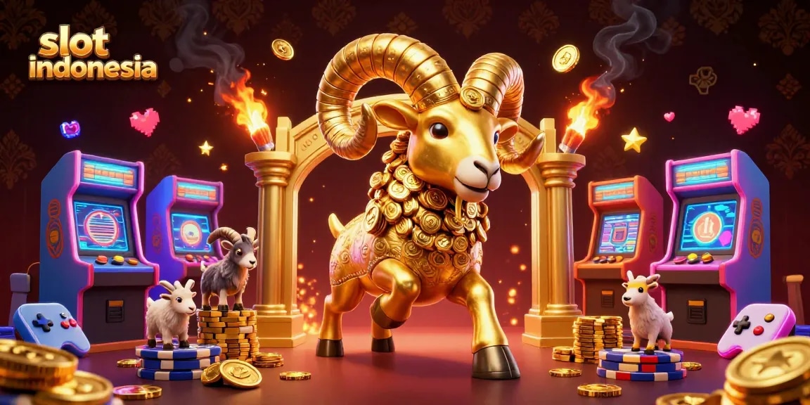 Slot Indonesia: Menangkan jackpot dengan aksi ram emas di mesin slot berwarna-warni!