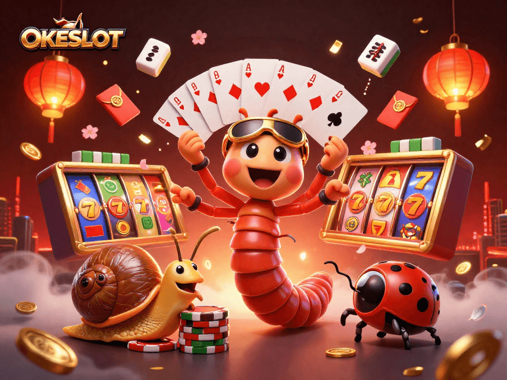 OKESLOT menampilkan dealer unik dan simbol slot dalam suasana yang mengasyikkan.