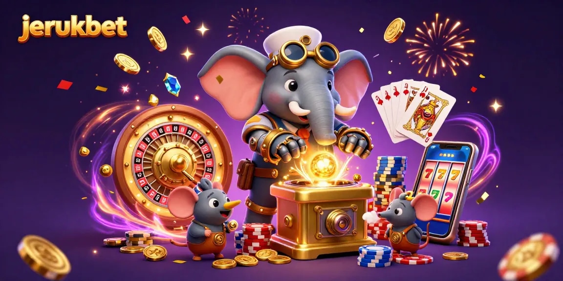 Menangkan permainan di jerukbet dengan mesin slot emas dan karakter kartun yang memukau.
