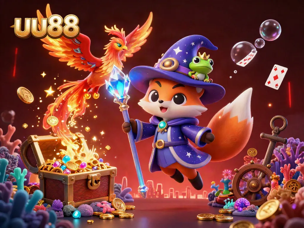 Experience excitement with uu88 through a vibrant 3D casino adventure, showcasing thrilling game elements.