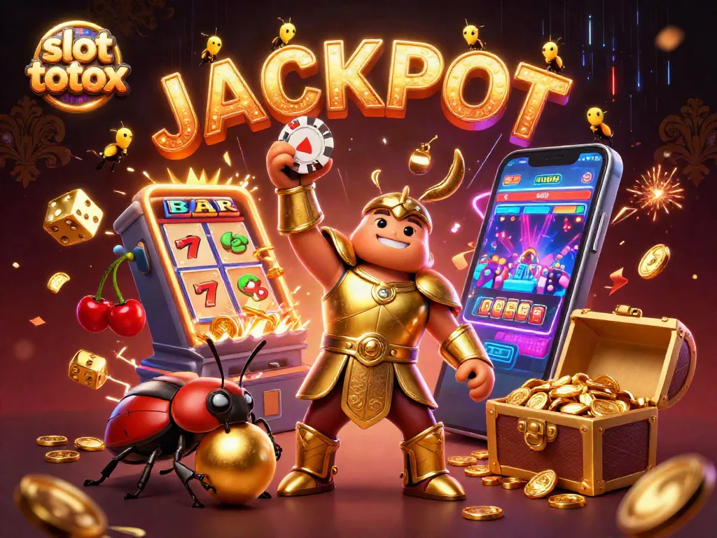 Spin the reels and chase the slot totox jackpot with dynamic characters and shimmering casino elements.