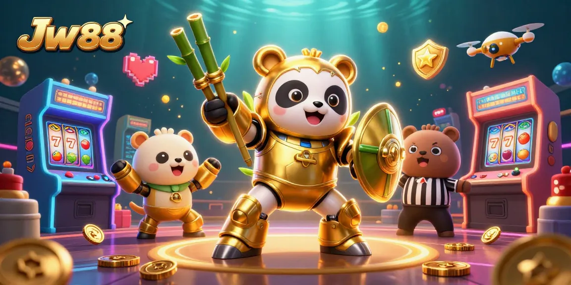 Play and win with Jw 88 in a vibrant, dynamic casino gaming scene filled with excitement.