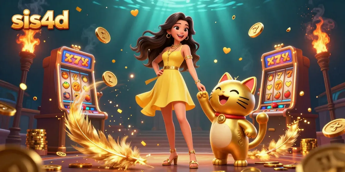 Rasakan slot terbaik dengan sis4d sambil berinteraksi dengan kucing keberuntungan yang ceria dan visual yang menakjubkan.