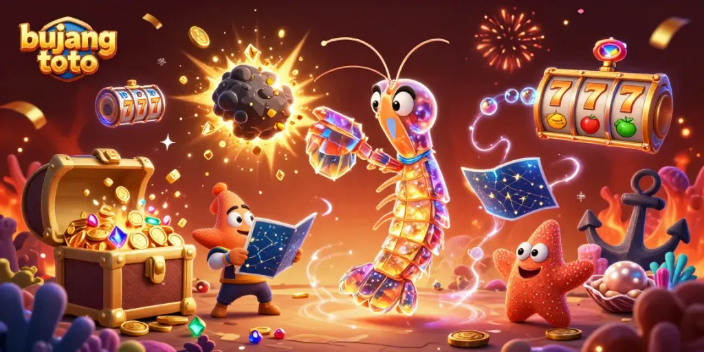 Merayakan peluang menang dengan bujang toto dalam ilustrasi kasino 3D yang memukau.