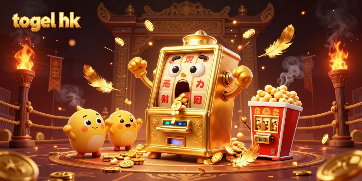 Togel hk menarik pemain dengan mesin slot emas yang menghasilkan koin saat jackpot.