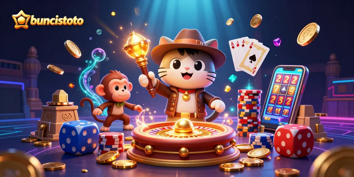 Menangkan jackpot di buncistoto dengan cat penjelajah dan kucing di kuil kasino.