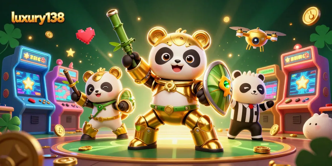 Engage with luxury138's thrilling casino atmosphere in a vibrant 3D gaming scene