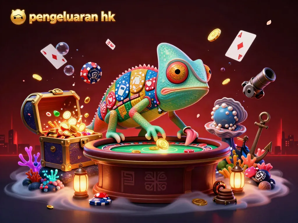 Ikuti pengeluaran hk terbaru dengan ilustrasi kasino yang kaya warna dan dinamis, menampilkan elemen permainan.
