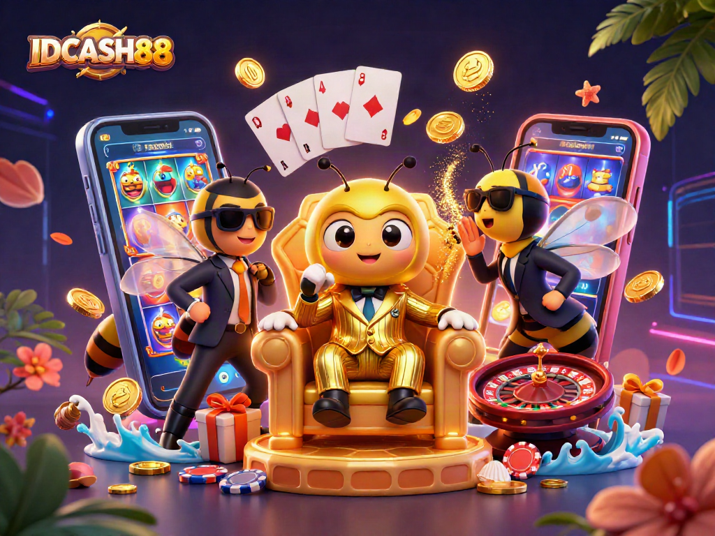 Engage with thrilling slot games at IDCASH88, featuring vibrant visuals, exciting characters, and dynamic gameplay.