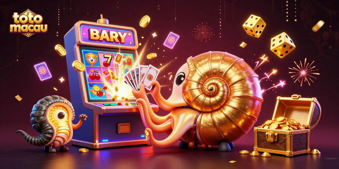 Menangkan jackpot dengan toto macau dalam ilustrasi kasino yang menarik dan penuh warna.