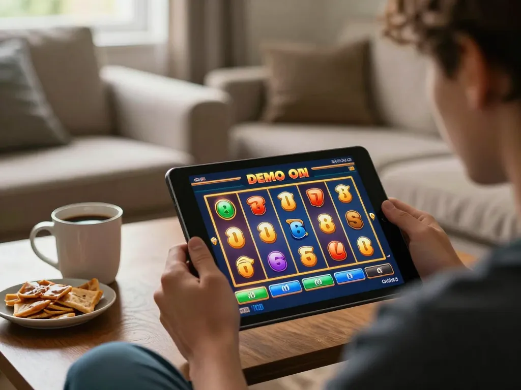 Experience the excitement of Demo Slot gameplay with vivid graphics and engaging features at home