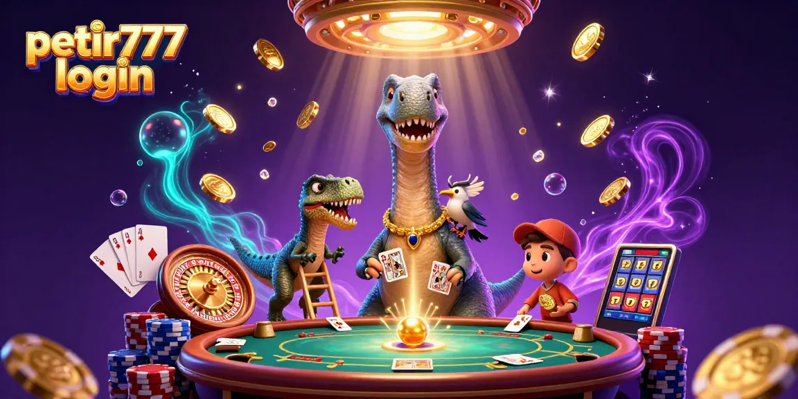 Experience the thrill of gameplay with petir777 login featuring a vibrant 3D casino scene.