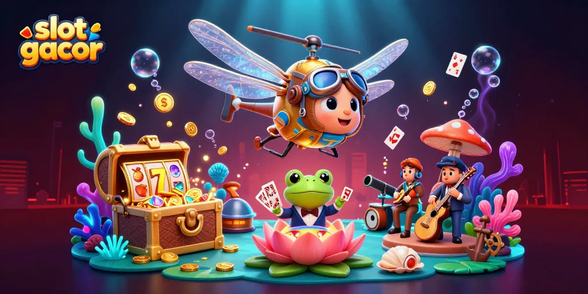 Slot gacor menawarkan pengalaman luar biasa dengan slot dan kemenangan yang menguntungkan, dimainkan oleh karakter unik.
