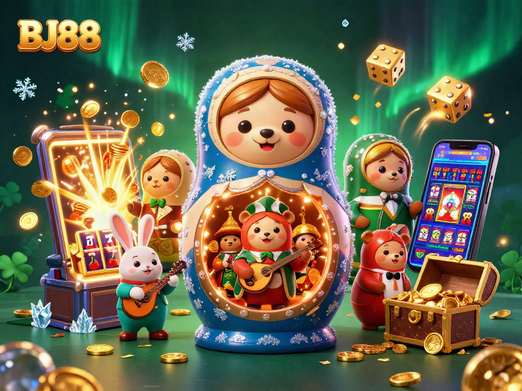 Engage with BJ88's vibrant casino experience featuring dynamic characters and exploding jackpots.