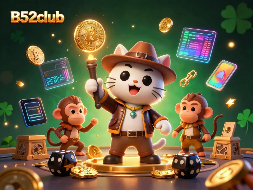 Unearth rewarding treasures at B52club with a lively scene of adventure and excitement.