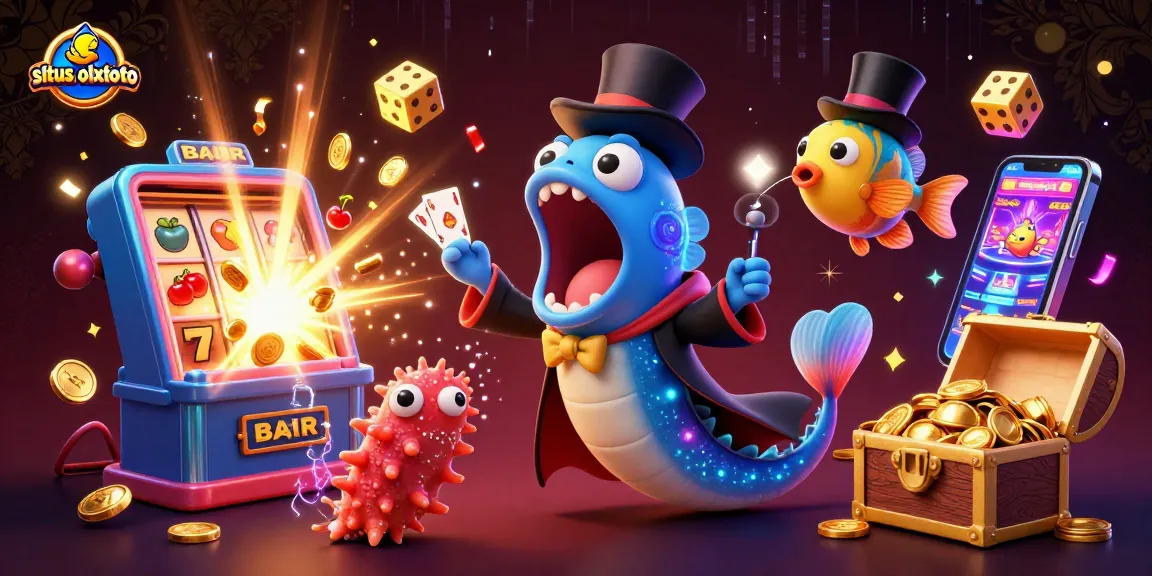 Menggunakan situs olxtoto untuk permainan jackpot yang memukau dan beruntung dengan karakter 3D laut yang menawan.