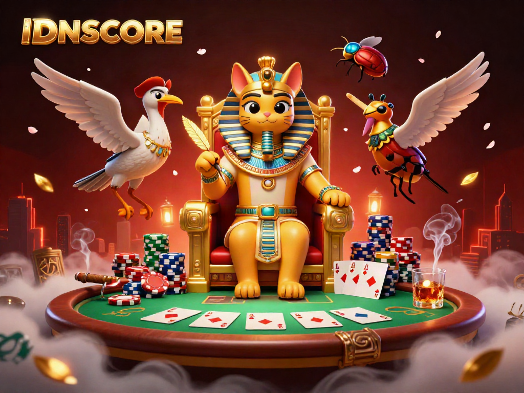 Experience thrilling bets with IDNSCORE in an energetic casino atmosphere full of excitement.