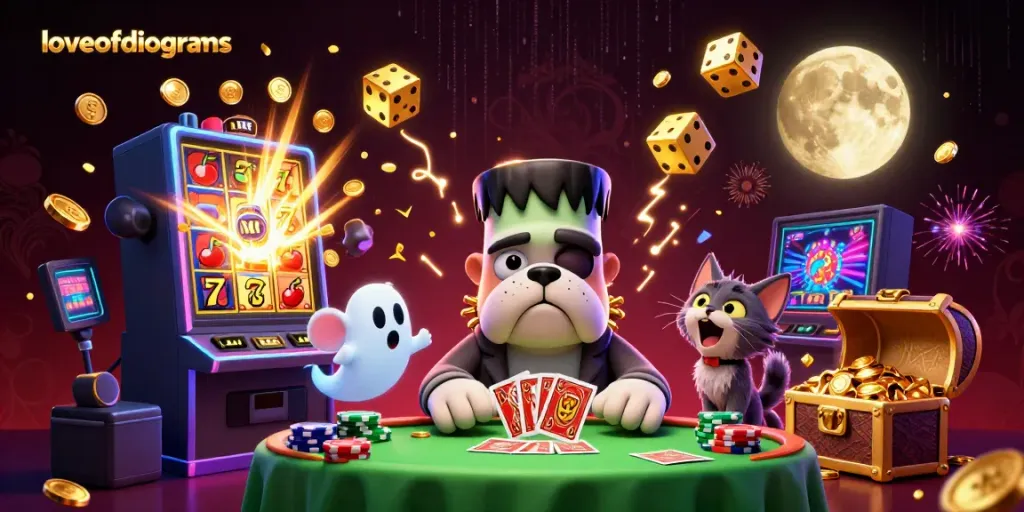 Slot online yang menarik di loveofdiagrams dengan karakter unik dan elemen permainan menekan keberuntungan.