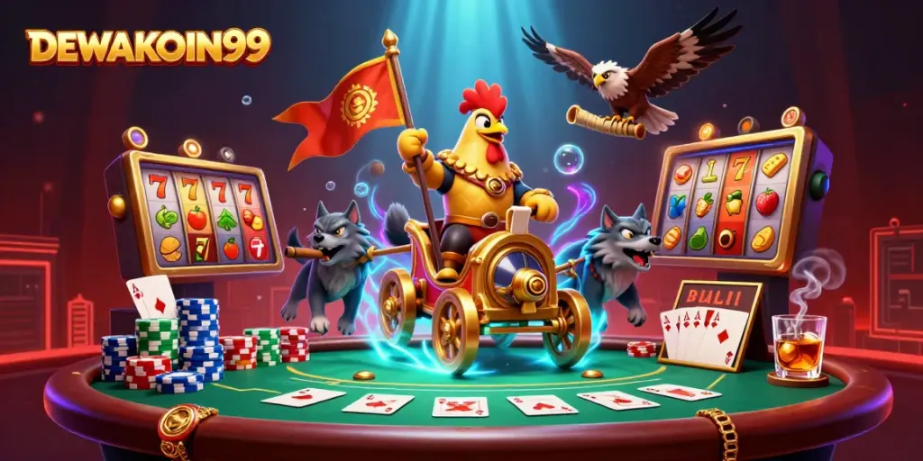 DEWAKOIN99 menawarkan pengalaman bermain slot dengan desain kasino yang kaya dan mengasyikkan.