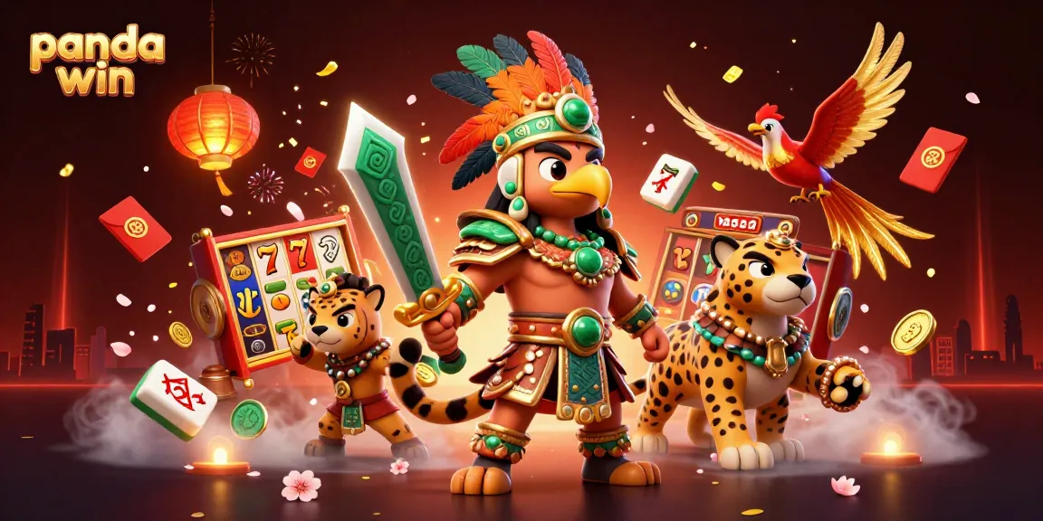 Rasakan panda win dengan gulungan slot yang mengasyikkan, simbol yang mencolok, dan karakter dinamis dalam ilustrasi menarik ini.