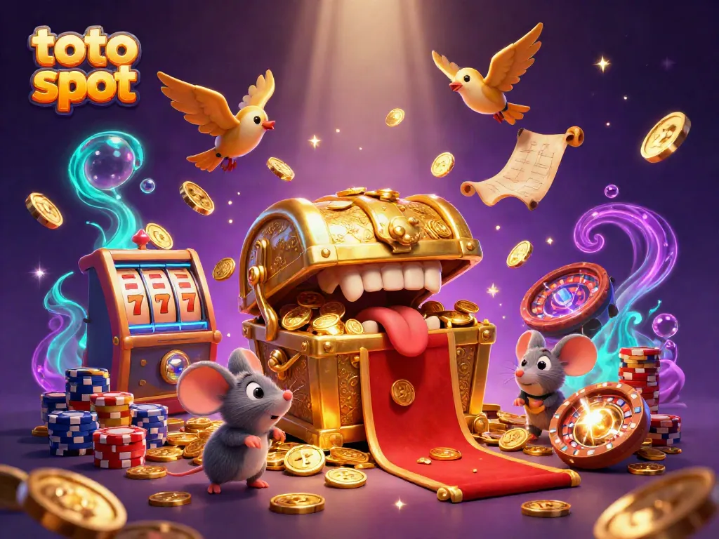 Menang besar di toto slot dengan harta karun dan slot mesin beruntung yang memikat.