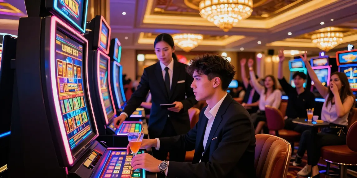 Pengalaman bermain LUXURY777 di kasino mewah dengan suasana ceria dan glamor.