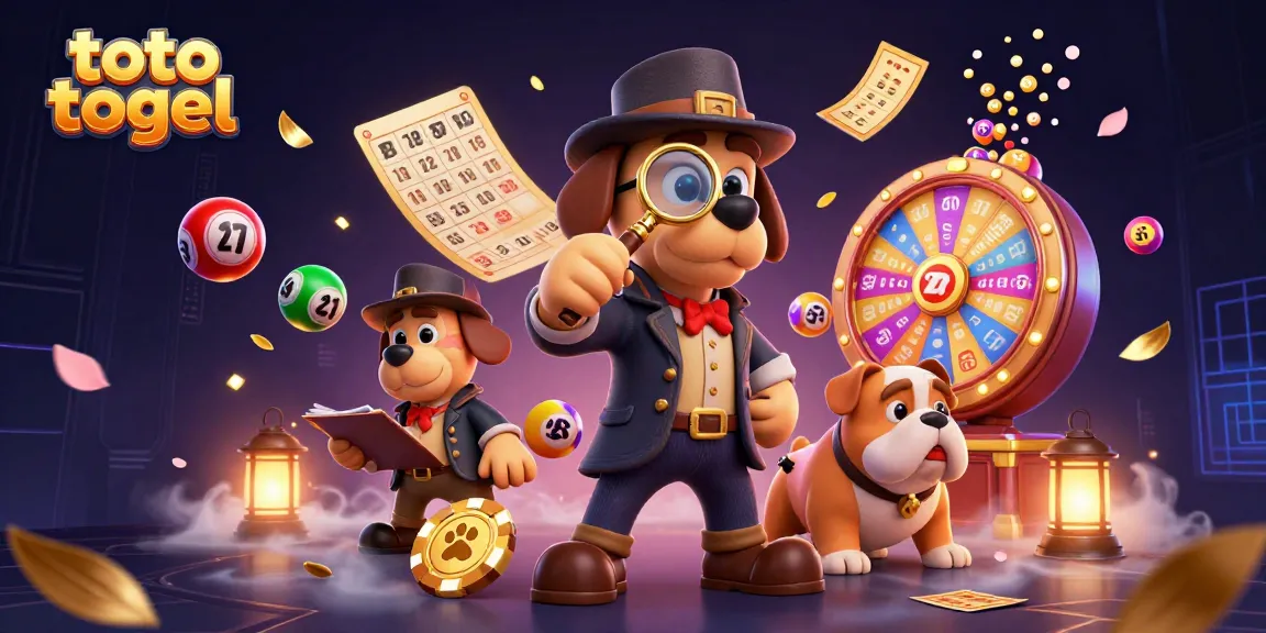 Engage with toto togel gaming through vibrant scenes of lottery excitement and strategic clues.