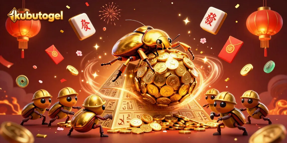 Menangkan jackpot eksklusif dengan kubutogel dan simbol kasino yang berkilauan di latar belakang.