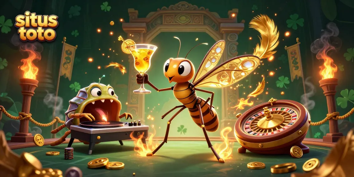 Spin to win with situs toto at a casino where a mythical mosquito and trilobite DJ entertain!