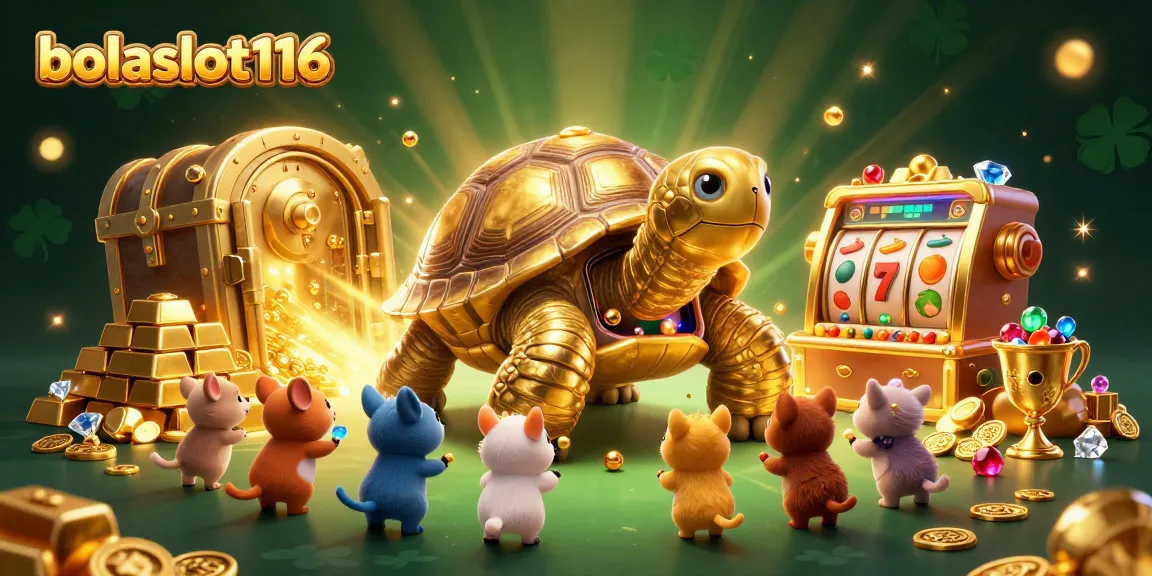 Engage with bolaslot116 as exciting golden tortoise pinball action brings fortune to players