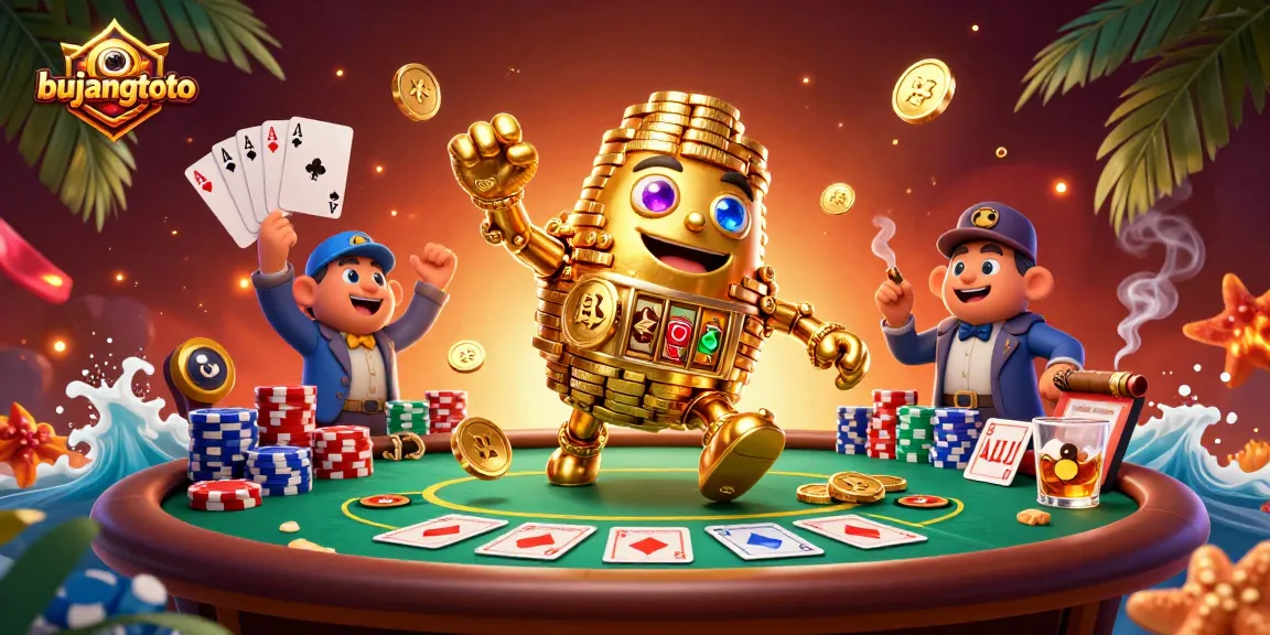 Menghadirkan pengalaman bermain bujangtoto di kasino dengan golem emas dan tumpukan poker chip