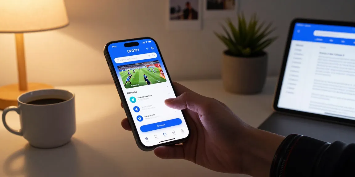 Akses aplikasi UFO777 pada smartphone dengan tampilan modern dan intuitif di ufoapk.id.